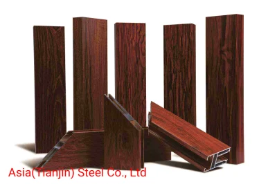 Hoooooooot Vente Profil en aluminium à grain de bois standard CE