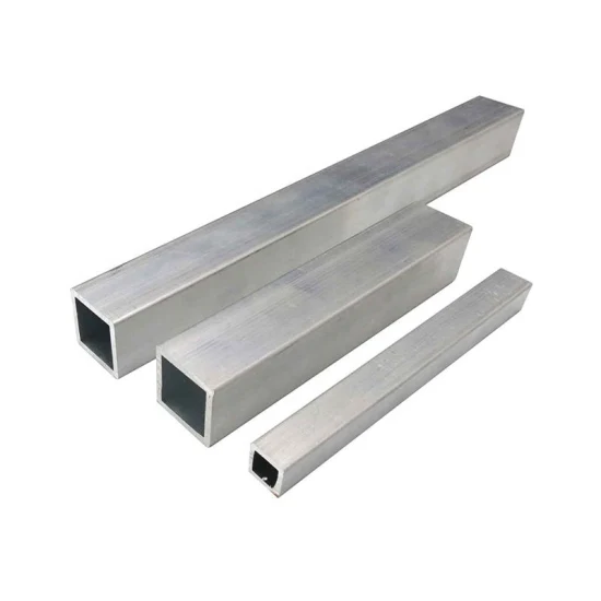 Fournisseurs de tubes en aluminium 6061 anodisés Tubes en aluminium rectangulaires de 2 pouces 3 pouces 0,6 mm 0,8 mm 1 mm à vendre Tubes en aluminium 2X2