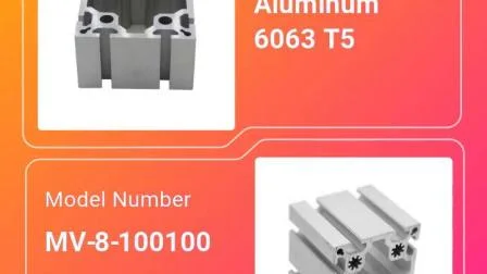 6061 Profil de matériau en aluminium de voie en T industriel anodisé solide pour machine à cintrer