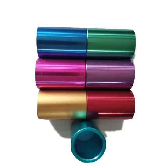 Tubes en aluminium 7075 T6 anodisés de couleur