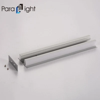 Pxg-5015 anodisé argent, profilé en aluminium à LED pour montage en surface de bande de dissipateur de chaleur