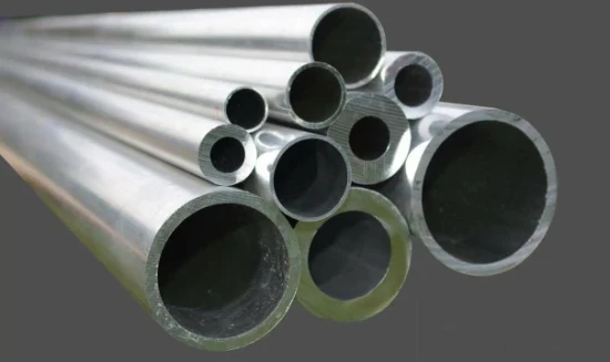 Tube droit en aluminium sans soudure de tube rond en aluminium 6063