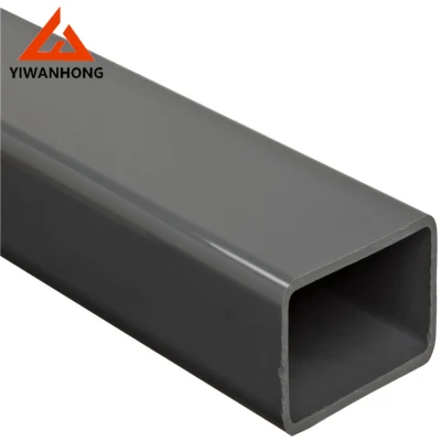 Tube en aluminium anodisé noir